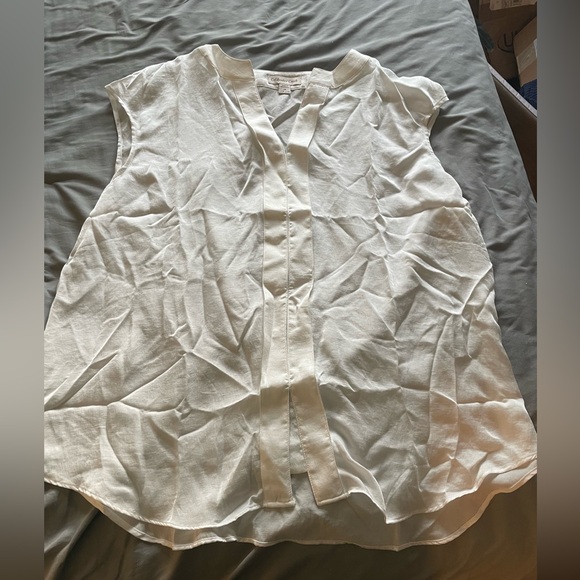 NWT White sleeveless shell Coldwater Creek, size 2X 20-22W - Picture 1 of 3